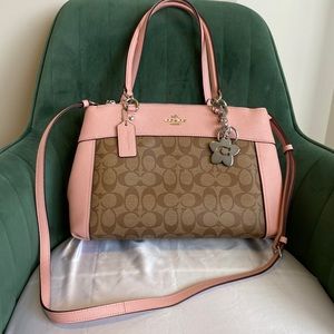 Coach Brooke Carryall with detachable keychain